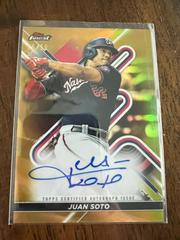 Juan Soto [Gold] #FA-JS Baseball Cards 2022 Topps Finest Autographs Prices