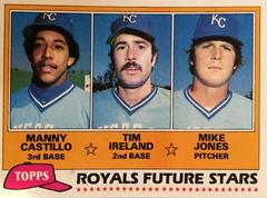 Royals Future Stars [Castillo, Ireland, Jones] #66 Baseball Cards 1981 Topps Prices