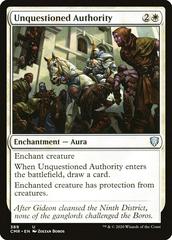 Unquestioned Authority [Foil] Magic Commander Legends Prices