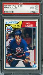 Mats Hallin #8 Hockey Cards 1983 O-Pee-Chee Prices