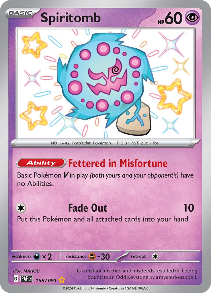 Spiritomb #158 Pokemon Paldean Fates