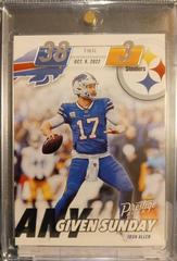 Josh Allen Football Cards 2023 Panini Prestige Any Given Sunday Prices