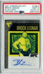 Brock Lesnar #FA-BLS Ufc Cards 2021 Panini Chronicles UFC Flux Auto Prices