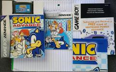 Box, Cartridge, Manual, And Poster - Complete  | Sonic Advance GameBoy Advance
