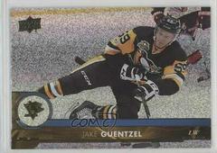 Jake Guentzel [Gold Rainbow Foil] Hockey Cards 2017 Upper Deck Prices