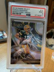 Aaron Rodgers [Prizm] #15 Football Cards 2019 Panini Select Sensations Prices