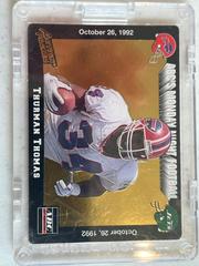 Thurman Thomas #MN4 Football Cards 1993 Action Packed Monday Night Football 24K Gold Prices