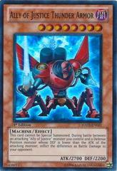 Ally of Justice Thunder Armor [1st Edition] YuGiOh Hidden Arsenal 2 Prices