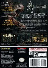 Back Cover | Resident Evil 4 [Player's Choice] Gamecube