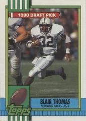 Blair Thomas Football Cards 1990 Topps Prices