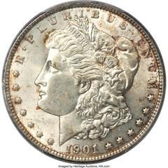 1901 [DOUBLE DIE] Coins Morgan Dollar Prices