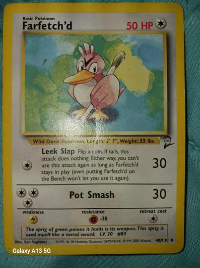 Farfetch'd [1st Edition] | Ungraded | Pokemon Base Set