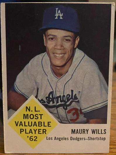 Maury Wills [N. L. MVP '62] #43 photo