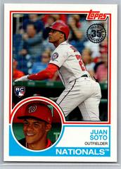 Juan Soto #83-12 Baseball Cards 2018 Topps Update 1983 Baseball Prices