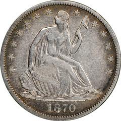 1870 CC Coins Seated Liberty Half Dollar Prices