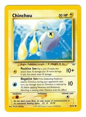 Chinchou #42 Pokemon Neo Revelation Prices