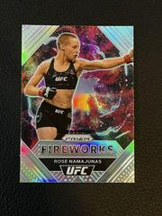 Rose Namajunas [Silver] Ufc Cards 2021 Panini Prizm UFC Fireworks Prices