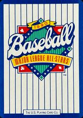 Card Back | Ken Griffey Jr. [Jack of Spades] Baseball Cards 1990 U.S. Playing Card All Stars