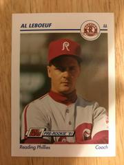 Al Leboeuf #525 Baseball Cards 1991 Impel Line Drive Pre Rookie AA Prices
