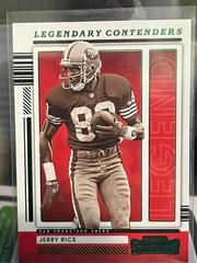 Jerry Rice [Green Foil] Football Cards 2021 Panini Legendary Contenders Prices