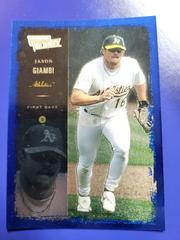Jason Giambi #5 Baseball Cards 2000 Ultimate Victory Prices