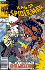 Web of Spider-Man [Newsstand] #54 (1989) Comic Books Web of Spider-Man Prices
