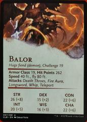 Balor [Token] #007/081 Magic Commander Legends: Battle for Baldur's Gate Prices