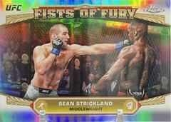 Sean Strickland #FOF-5 Ufc Cards 2024 Topps Chrome UFC Fists of Fury Prices