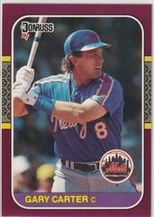 Gary Carter #130 Baseball Cards 1987 Donruss Opening Day Prices