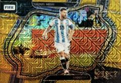 Lionel Messi [Gold Mojo] #204 Soccer Cards 2022 Panini Select FIFA Prices