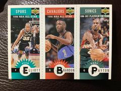 Payton /Brandon /Elliott #M167 /M104 /M164 Basketball Cards 1996 Collector's Choice Mini Prices