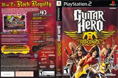 Slip Cover Scan By Canadian Brick Cafe | Guitar Hero Aerosmith Playstation 2