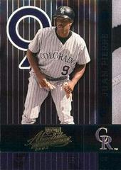 Juan Pierre #54 Baseball Cards 2002 Playoff Absolute Memorabilla Prices