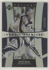 Pekka Rinne #276 Hockey Cards 2005 Upper Deck Trilogy Prices