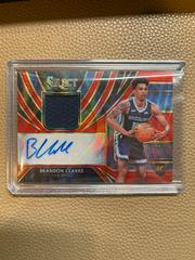 Brandon Clarke [Red Wave] #BCL Basketball Cards 2019 Panini Select Rookie Jersey Autographs Prices
