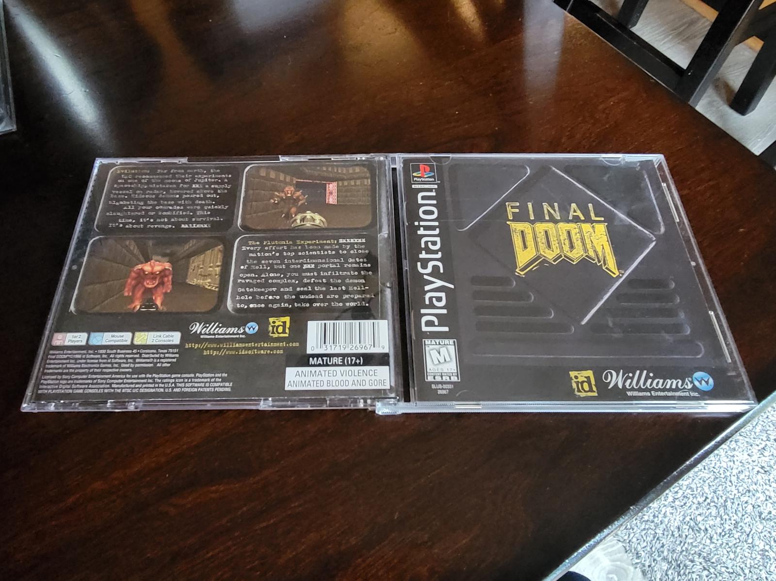 Final Doom | Item, Box, and Manual | Playstation