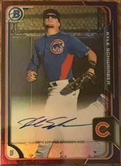 Kyle Schwarber [Purple Refractor] #BCAP-KS Baseball Cards 2015 Bowman Chrome Autograph Prospect Prices