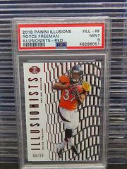 Royce Freeman [Red] Football Cards 2018 Panini Illusions Illusionists Prices
