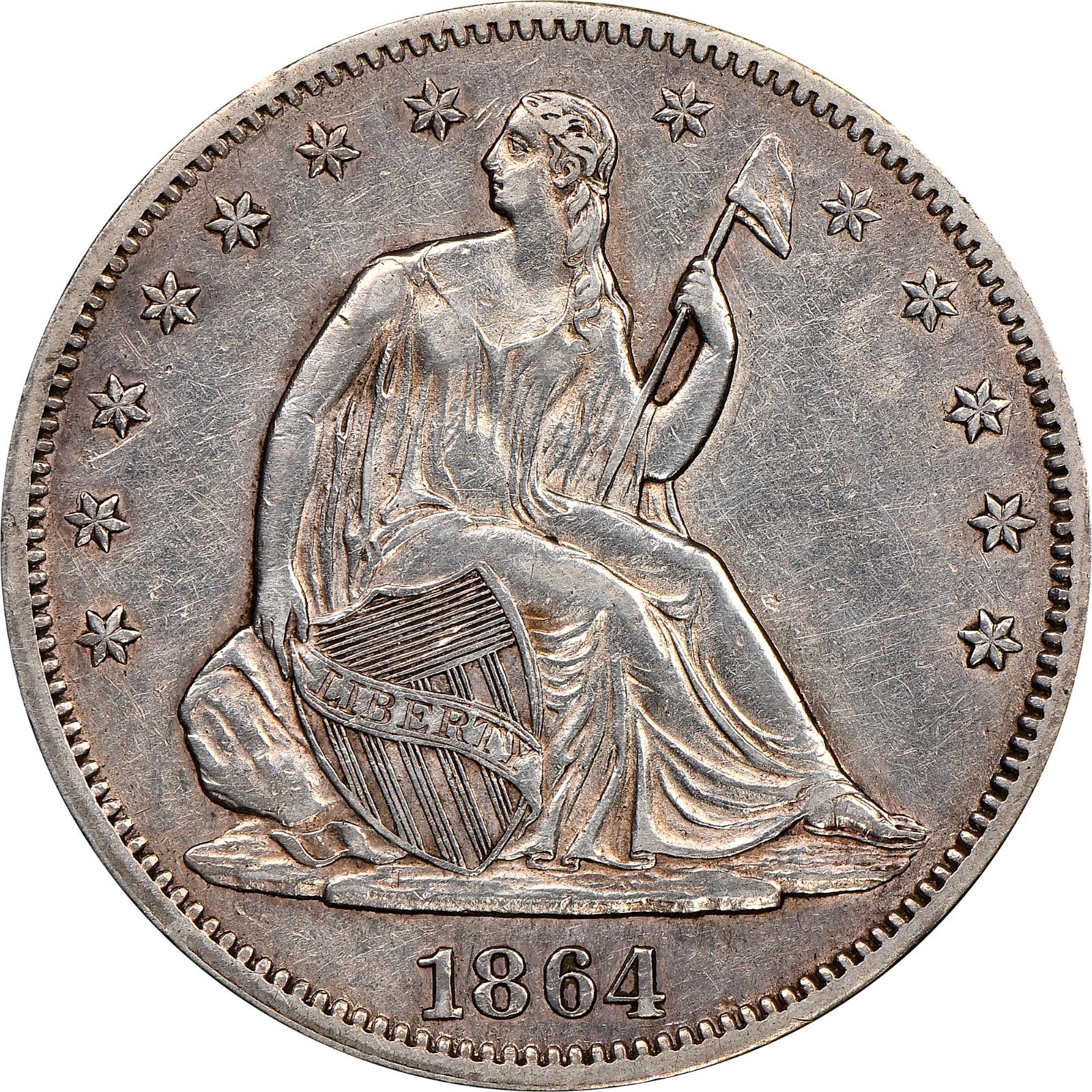 1864 [PROOF] Seated Liberty Half Dollar Prices | Ungraded, NGC, PCGS Values