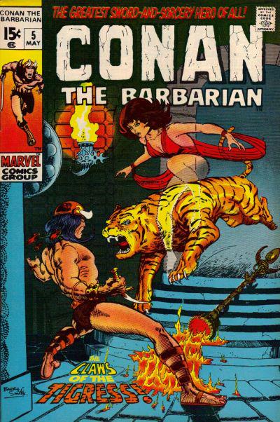 Conan the Barbarian #5 (1971) Comic Books Conan the Barbarian