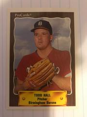 Todd Hall #1105 Baseball Cards 1990 Procards Prices