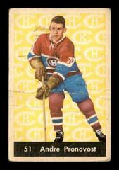 Andre Pronovost Hockey Cards 1961 Parkhurst Prices