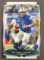 Matthew Stafford [Black] #5 Football Cards 2014 Topps Prices