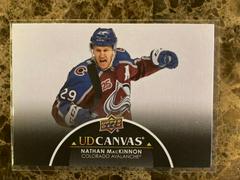 Nathan MacKinnon [Black] Hockey Cards 2021 Upper Deck UD Canvas Prices