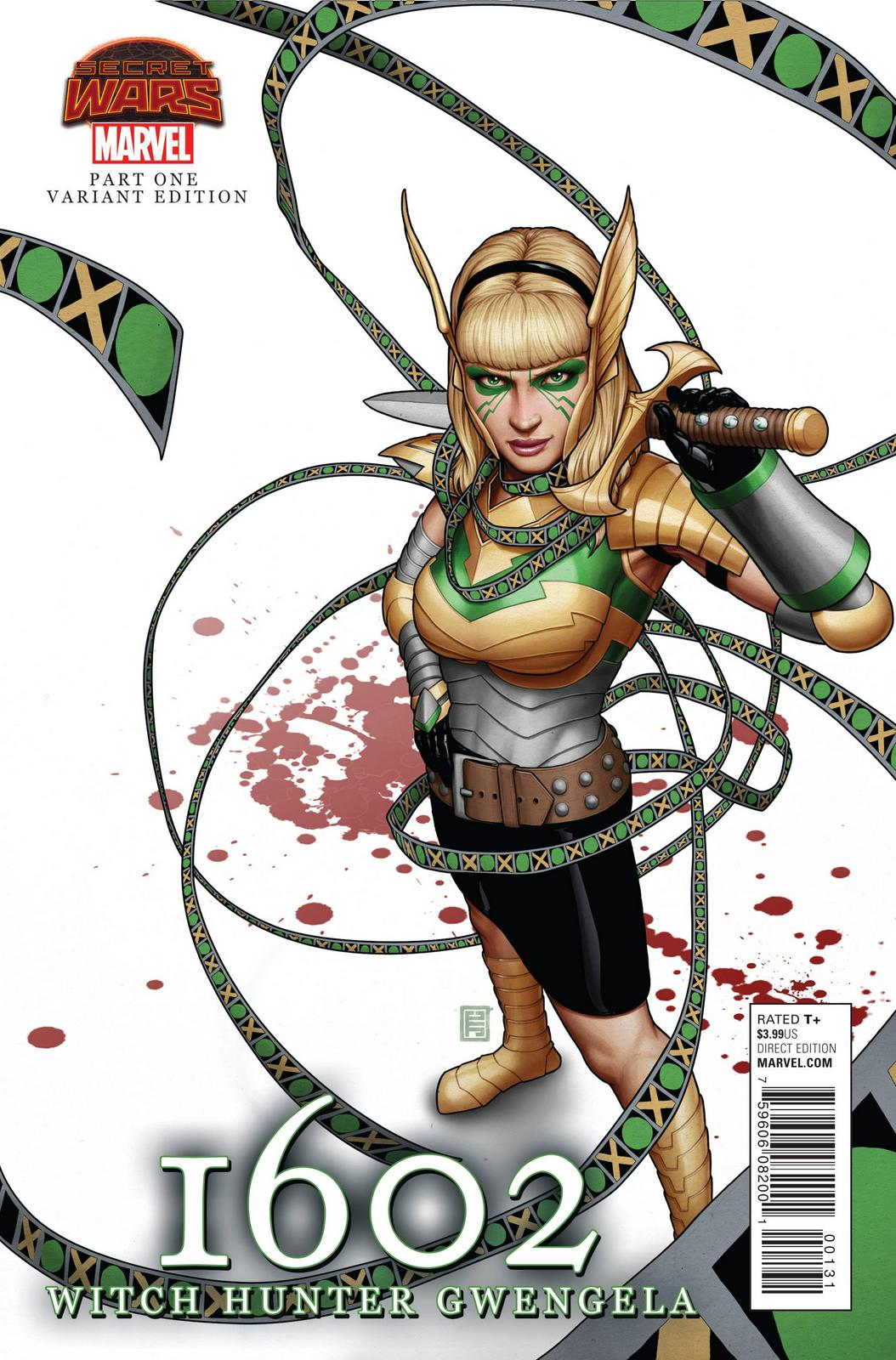 1602: Witch Hunter Angela [Tyler] #1 (2015) Comic Books 1602: Witch Hunter Angela