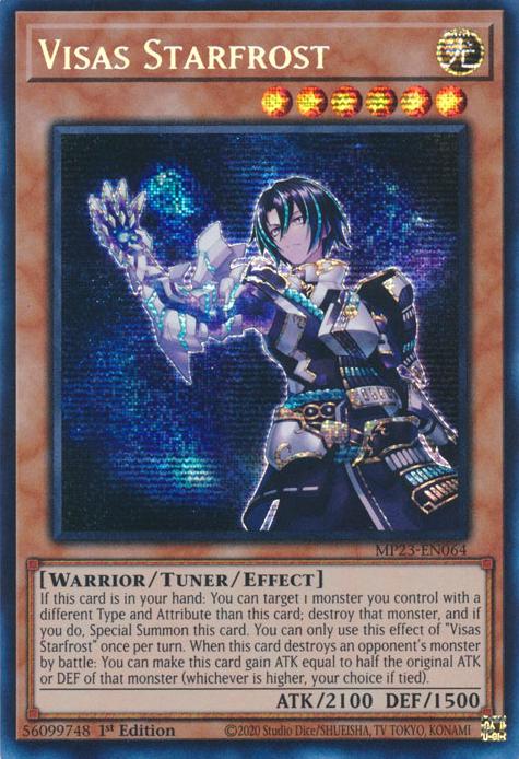 Visas Starfrost MP23-EN064 YuGiOh 25th Anniversary Tin: Dueling Heroes Mega Pack