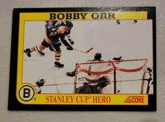 Stanley Cup Hero Hockey Cards 1991 Score Bobby Orr Prices