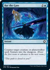 Bar the Gate [Foil] #047 Magic Adventures in the Forgotten Realms Prices