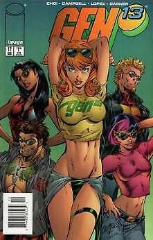 Gen 13 [Newsstand] #12 (1996) Comic Books Gen 13