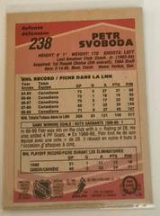 Backside | Petr Svoboda 44 Hockey Cards 1989 O-Pee-Chee